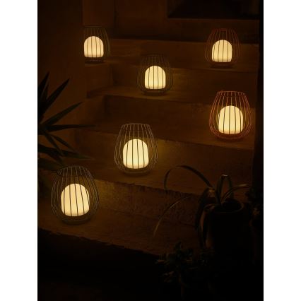 Nordlux - LED-dimmbar bärbar utomhuslampa JIM TO-GO LED/3W/3,7V IP54 5000 mAh röd