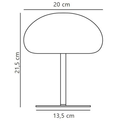 Nordlux - LED Dimbar bordslampa för utomhusbruk SPONGE LED/4,8W/3,7V IP65 4400 mAh