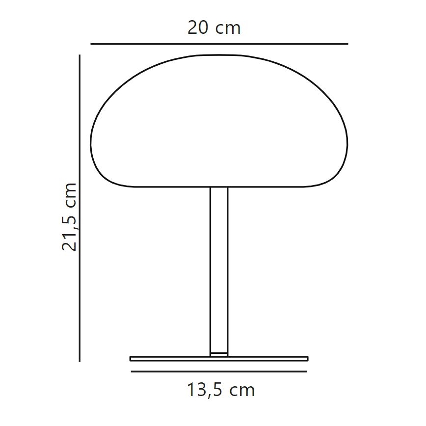 Nordlux - LED Dimbar bordslampa för utomhusbruk SPONGE LED/4,8W/3,7V IP65 4400 mAh