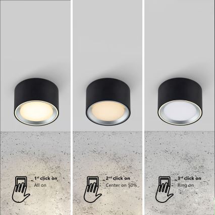 Nordlux - LED Dimbar taklampa FALLON LED/5,5W/230V 2700K vit