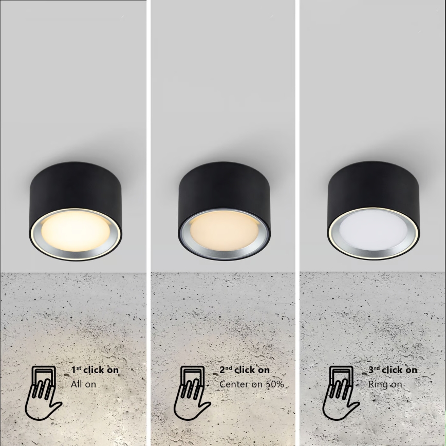 Nordlux - LED Dimbar taklampa FALLON LED/5,5W/230V 2700K vit