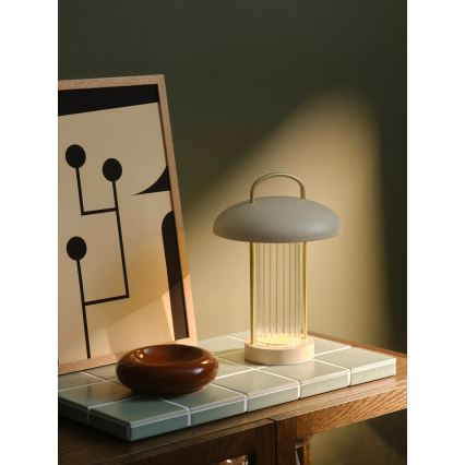 Nordlux - MIRANO LED dimbar uppladdningsbar beröringsstyrd bordslampa LED/3W/3,7V beige