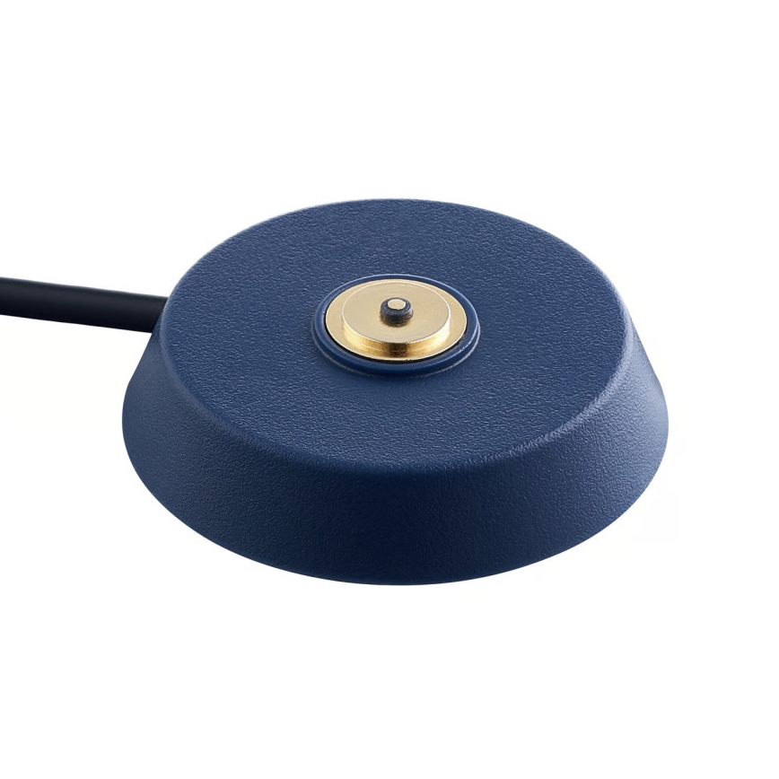Nordlux - LED dimmbar uppladdningsbar beröringsstyrd utomhusbordslampa ELLEN LED/2,8W/3,7V IP44 blå