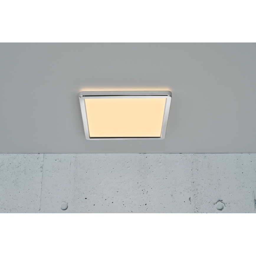 Nordlux - LED dimbar badrumstaklampa OJA LED/14,5W/230V 3000/4000K IP54 30x30 cm