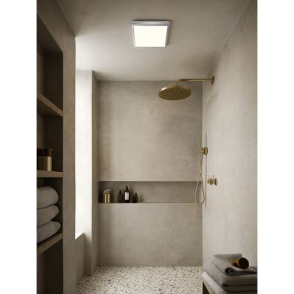 Nordlux - LED dimbar badrumstaklampa OJA LED/14,5W/230V 3000/4000K IP54 30x30 cm
