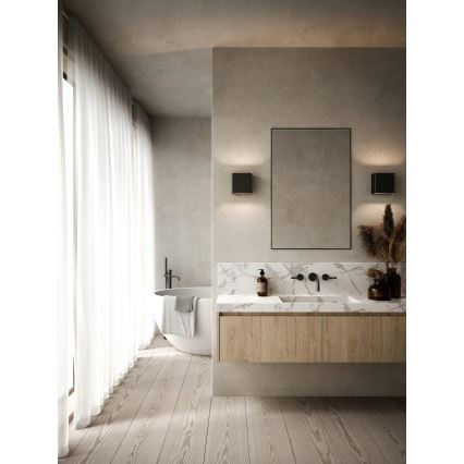 Nordlux - LED dimbar utomhusväggarmatur TURN LED/13,8W/230V IP54 svart
