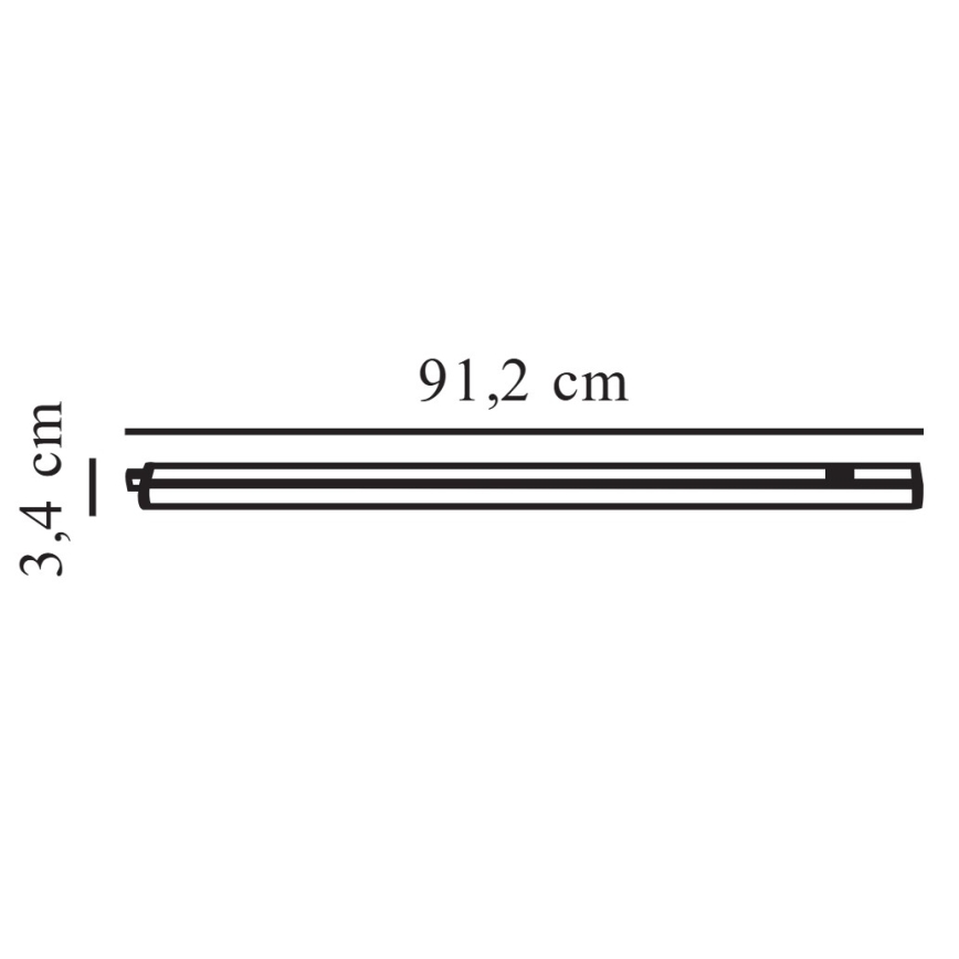 Nordlux - LED lampa för undersidan av köksskåp LATONA LED/11W/230V 3000/4000K 91,2 cm