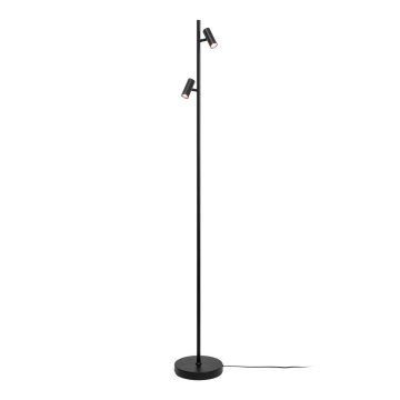 Nordlux - LED Ljusreglerad beröring golvlampa OMARI 2xLED/3,2W/230V svart