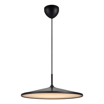 Nordlux - LED ljusreglerad ljuskrona på textilsladd BALANCE LED/230V 2700K svart
