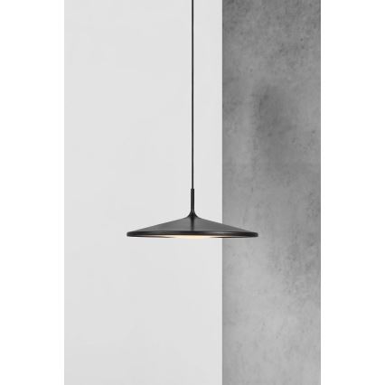 Nordlux - LED ljusreglerad ljuskrona på textilsladd BALANCE LED/13W/230V 2700K diameter 42 cm svart