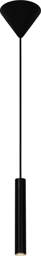 Nordlux - LED ljusreglerad ljuskrona på textilsladd OMARI LED/4,4W/230V svart