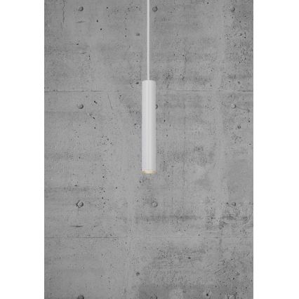 Nordlux - LED ljusreglerad ljuskrona på textilsladd OMARI LED/4,4W/230V vit