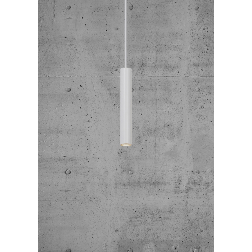 Nordlux - LED ljusreglerad ljuskrona på textilsladd OMARI LED/4,4W/230V vit