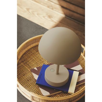 Nordlux - LED Ljusreglerad rechargeable utomhus bordslampa ELLEN LED/2,8W/3,7V IP44 beige
