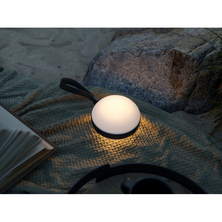 Nordlux - LED Ljusreglerad utomhus bärbar belysning BRING TO-GO LED/1W/3,7V IP54 1500 mAh svart