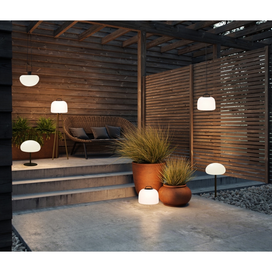Nordlux - LED Ljusreglerad utomhus bärbar belysning KETTLE TO-GO LED/4,8W/3,7V 2x2200 mAh IP65