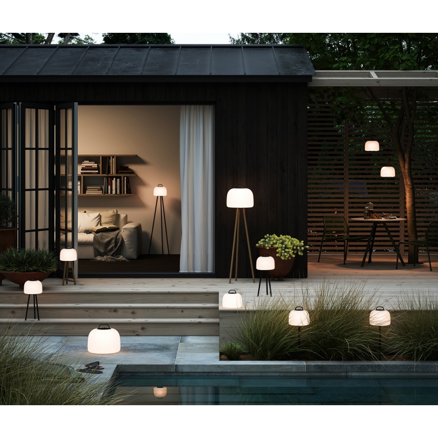 Nordlux - LED Ljusreglerad utomhus bärbar belysning KETTLE TO-GO LED/4,8W/3,7V 2x2200 mAh IP65