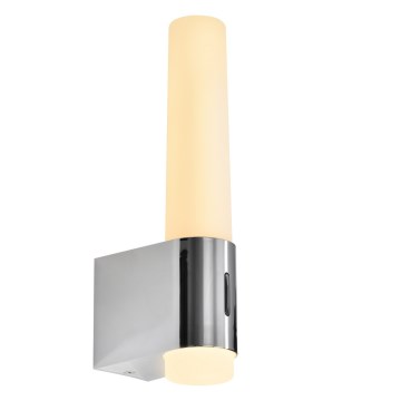 Nordlux - LED Ljusreglerad Vägglampa för badrum HELVA LED/6,8W/230V IP44 CRI 90 skinande krom