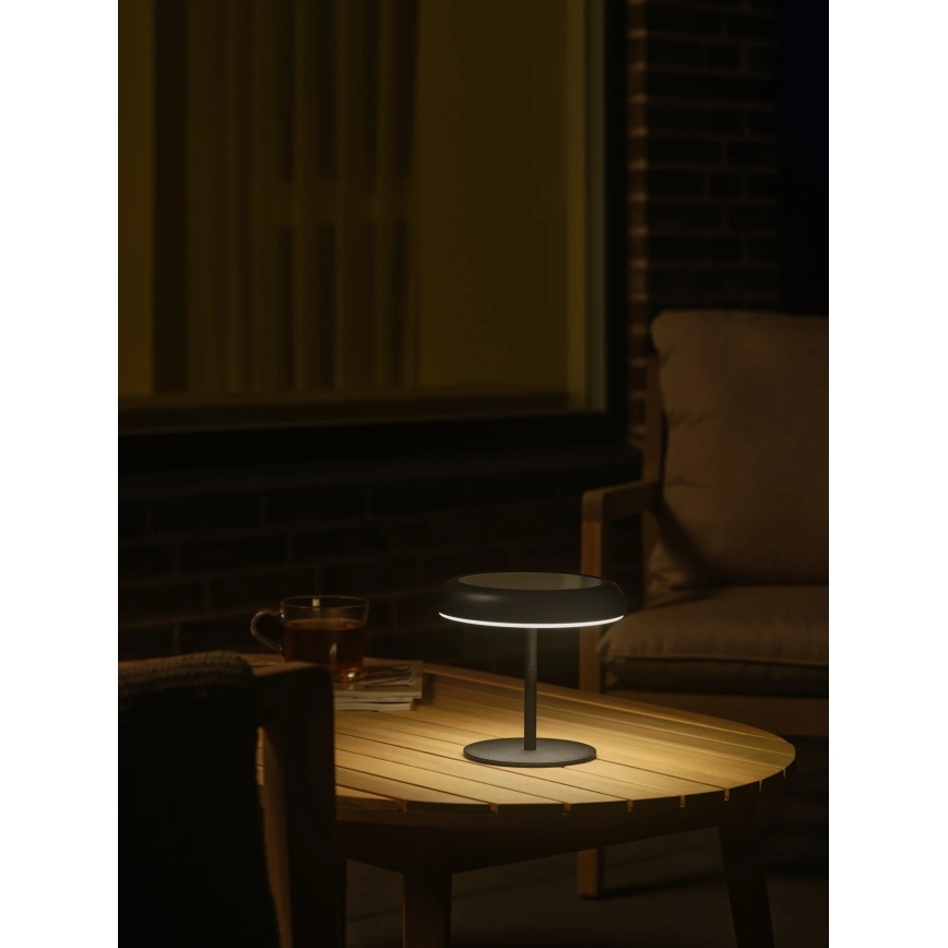Nordlux - LED-solarlampa ELMER LED/2W/3,7V IP44 svart