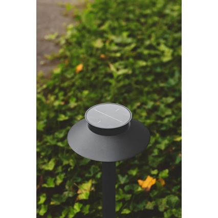 Nordlux - LED-solarlampa med sensor LED/5W/3,7V IP44 svart