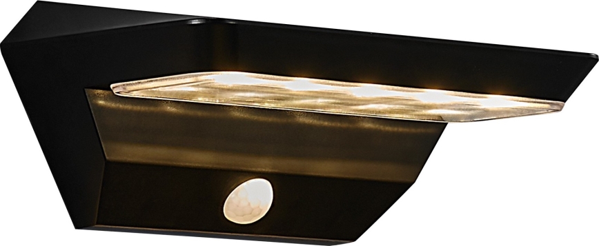 Nordlux - LED solcell väggbelysning med sensor AGENA LED/5W/3,7V IP44