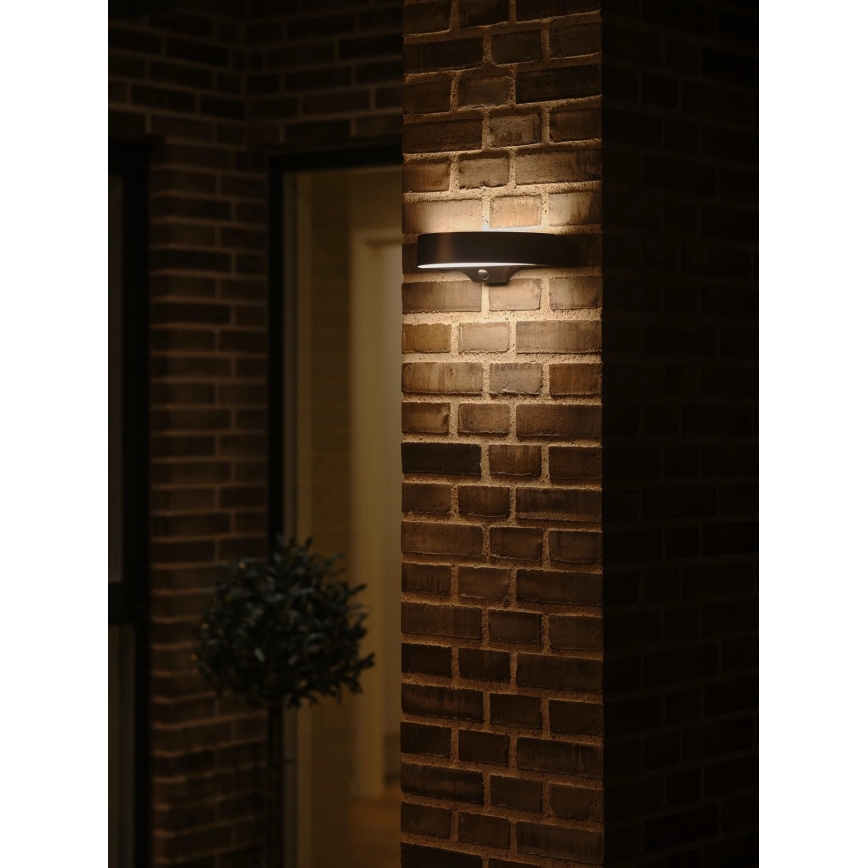 Nordlux - LED solcell väggbelysning med sensor MONAY LED/5W/5V 3000K IP44