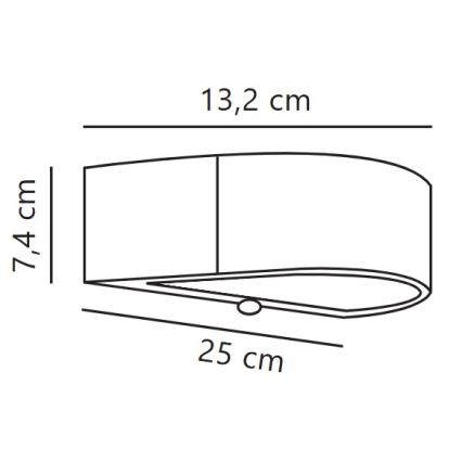 Nordlux - LED solcell väggbelysning med sensor MONAY LED/5W/5V 3000K IP44