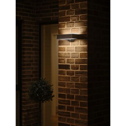 Nordlux - LED solcell väggbelysning med sensor MONAY LED/5W/5V 3000K IP44
