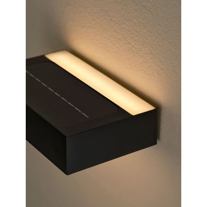 Nordlux - LED solcell väggbelysning med sensor MONAY LED/5W/5V 3000K IP44