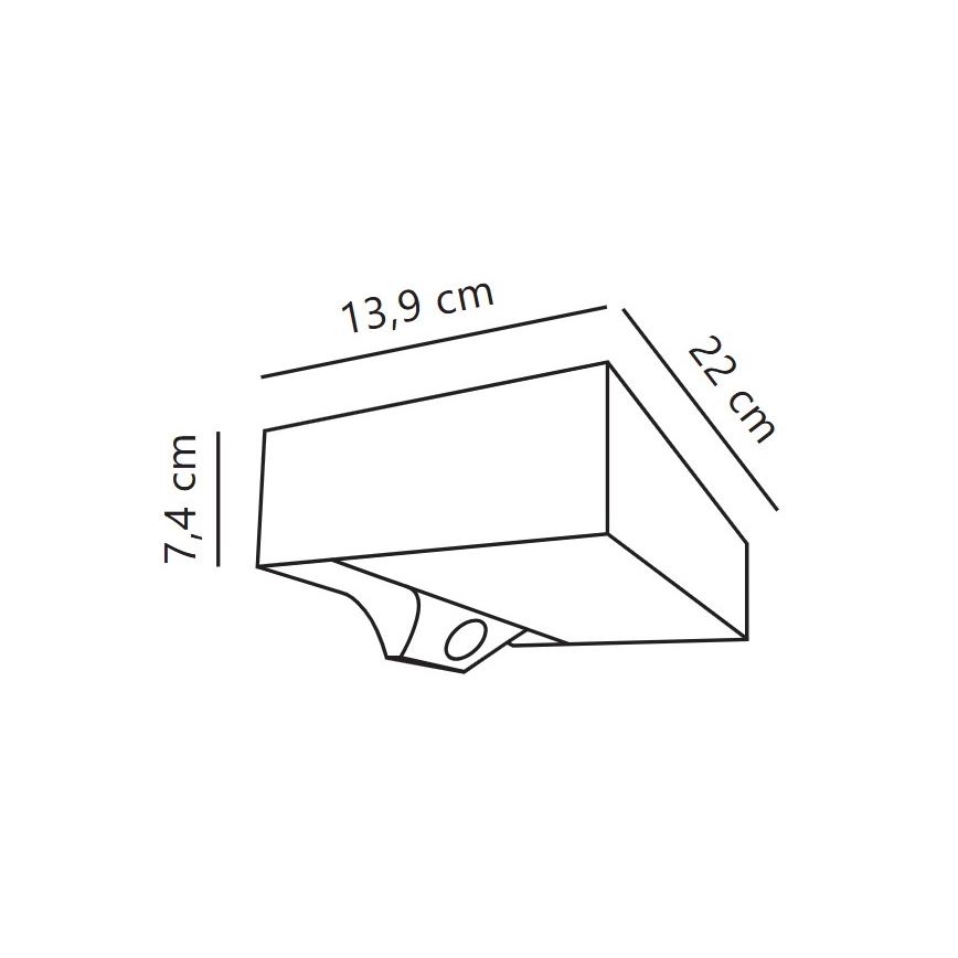 Nordlux - LED solcell väggbelysning med sensor MONAY LED/5W/5V 3000K IP44