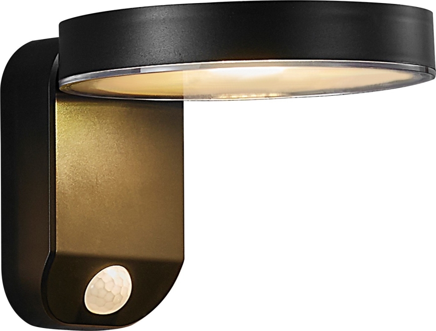 Nordlux - LED solcell väggbelysning med sensor RICA LED/5W/3,7V IP44 2200 mAh rund