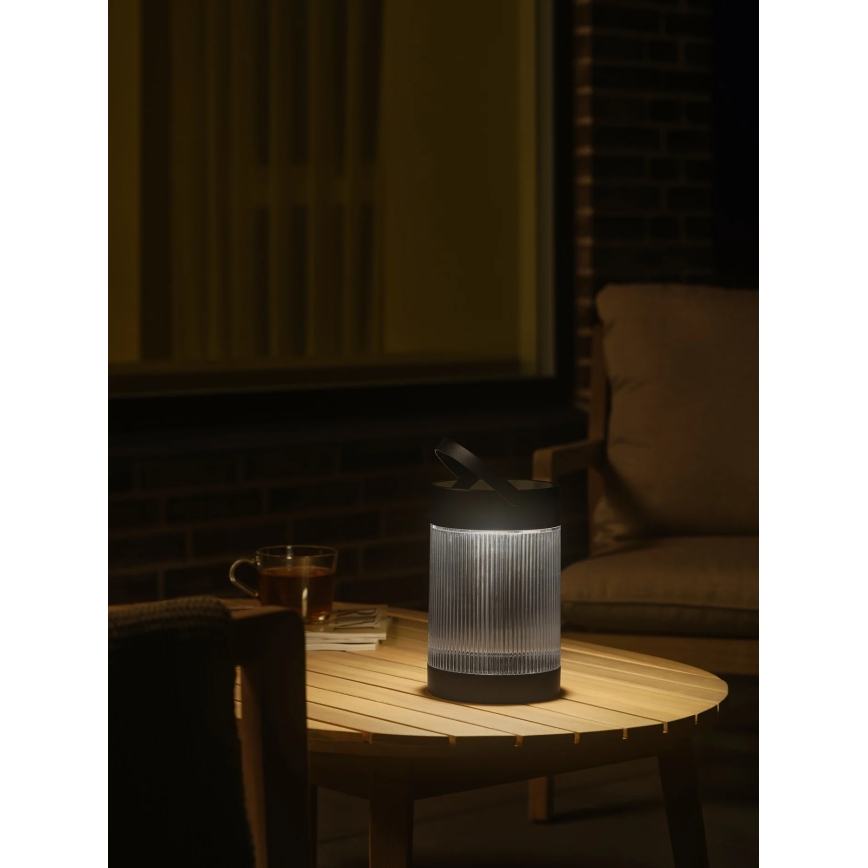 Nordlux - LED-solcellslampa COUPAR LED/3,2W/3,7V svart