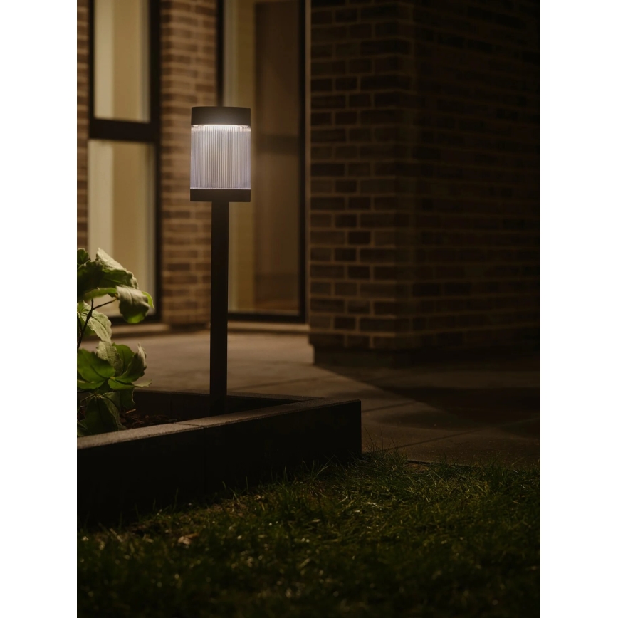 Nordlux - LED solcellslampa COUPAR LED/3,2W/5V 3000K IP44 svart