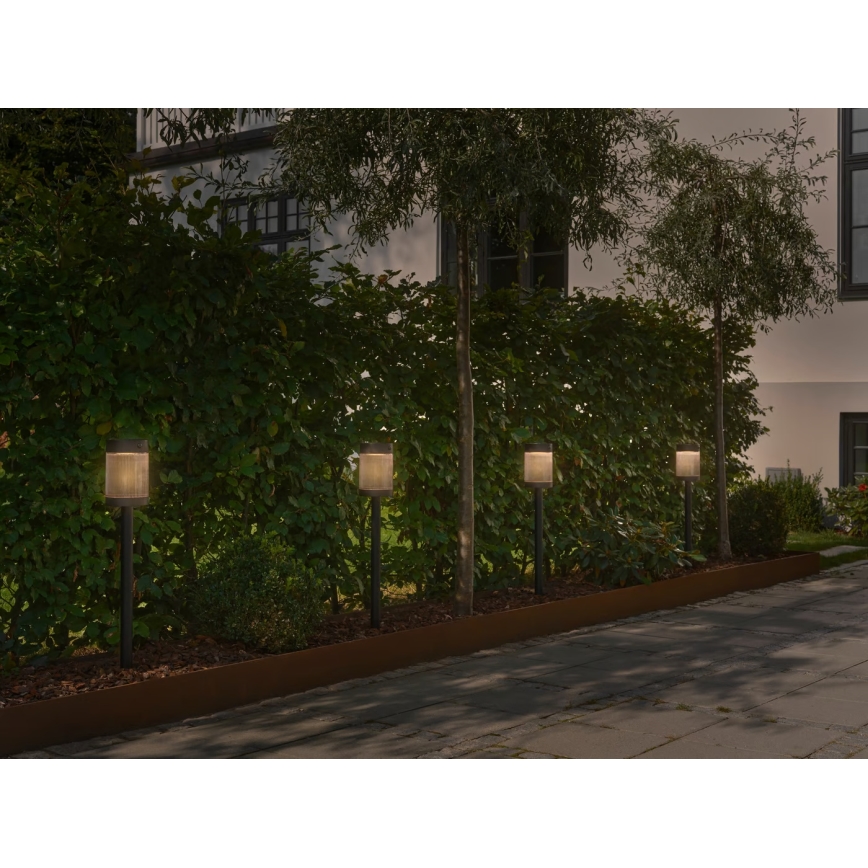 Nordlux - LED solcellslampa COUPAR LED/3,2W/5V 3000K IP44 svart