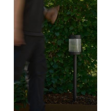 Nordlux - LED solcellslampa COUPAR LED/3,2W/5V 3000K IP44 svart