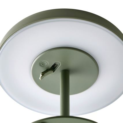 Nordlux - LED-solcellslampa ELMER LED/2W/3,7V IP44 grön