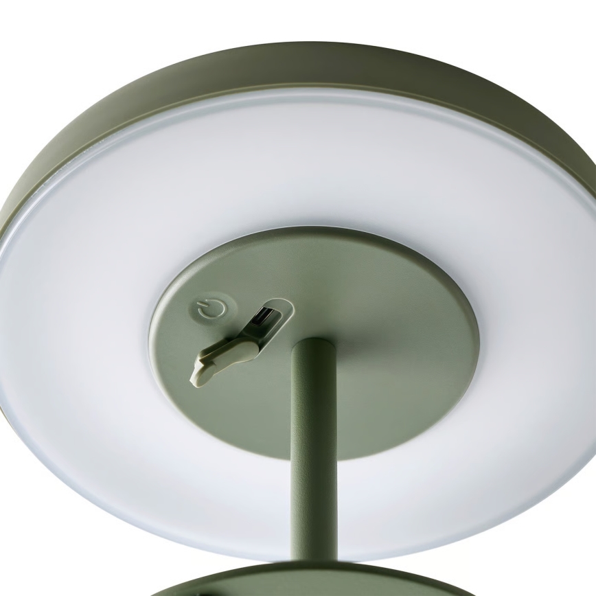 Nordlux - LED-solcellslampa ELMER LED/2W/3,7V IP44 grön