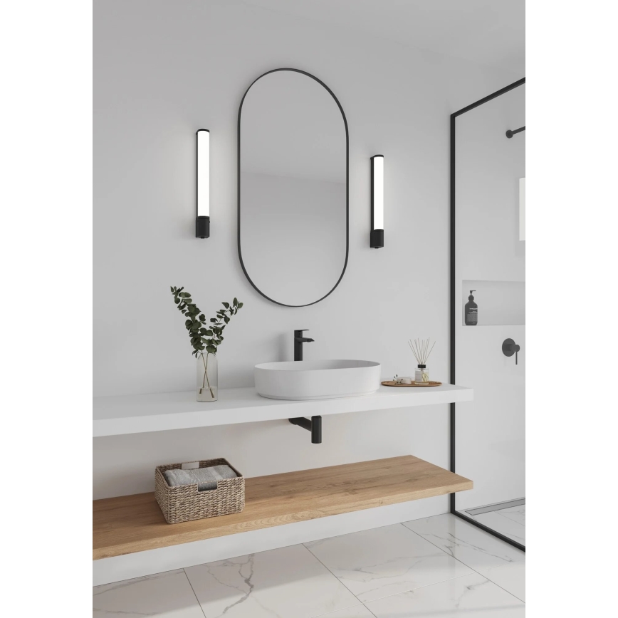 Nordlux - LED Spegelbelysning för badrum MALAIKA LED/6W/230V 3000K IP44 svart