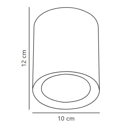 Nordlux - LED spotlight FALLON LONG LED/5,5W/230V vit