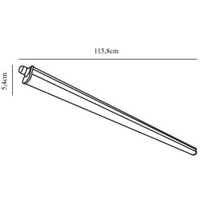 Nordlux - LED teknisk armatur WESTPORT LED/39W/230V 4000K IP65