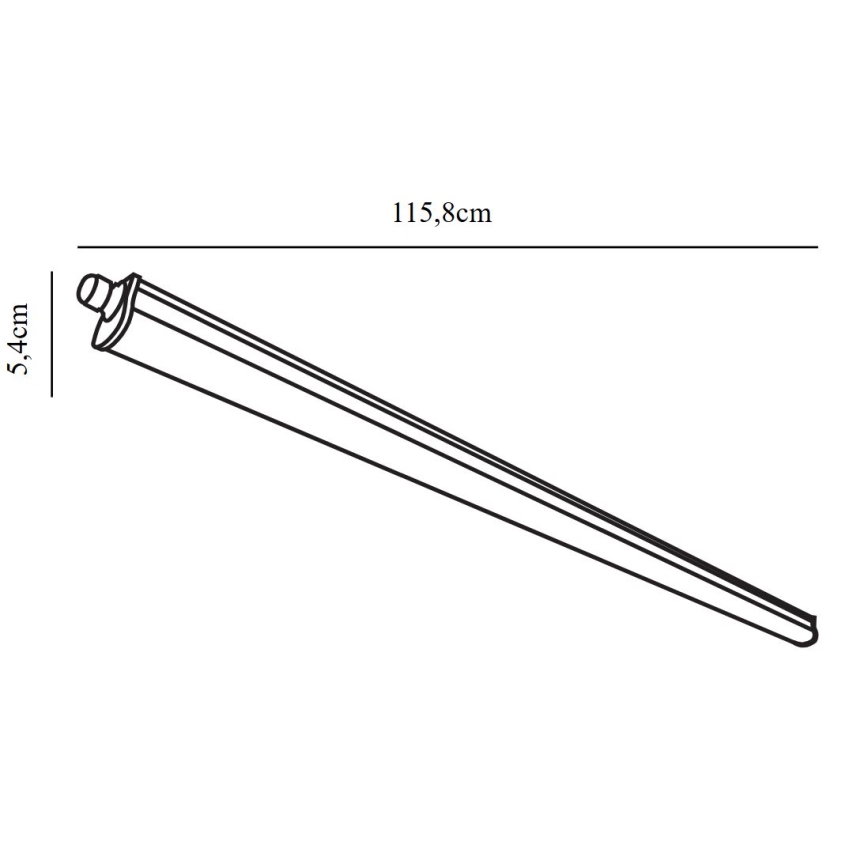 Nordlux - LED teknisk armatur WESTPORT LED/39W/230V 4000K IP65