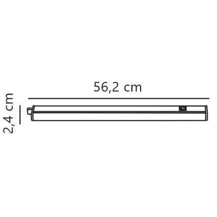Nordlux - Dimbar LED-underskåpsarmatur LATONA LED/8W/230V 3000/4000K 56,2 cm