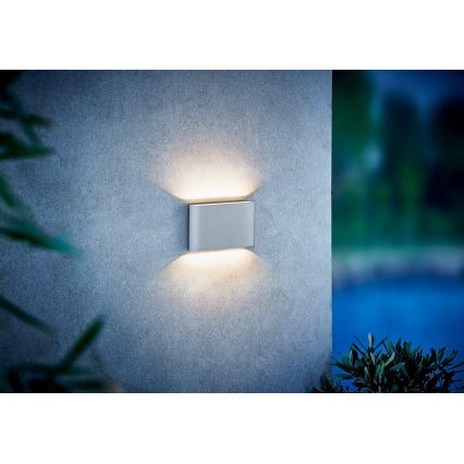 Nordlux - LED utomhusväggarmatur KINVER LED/8,5W/230V IP54 vit