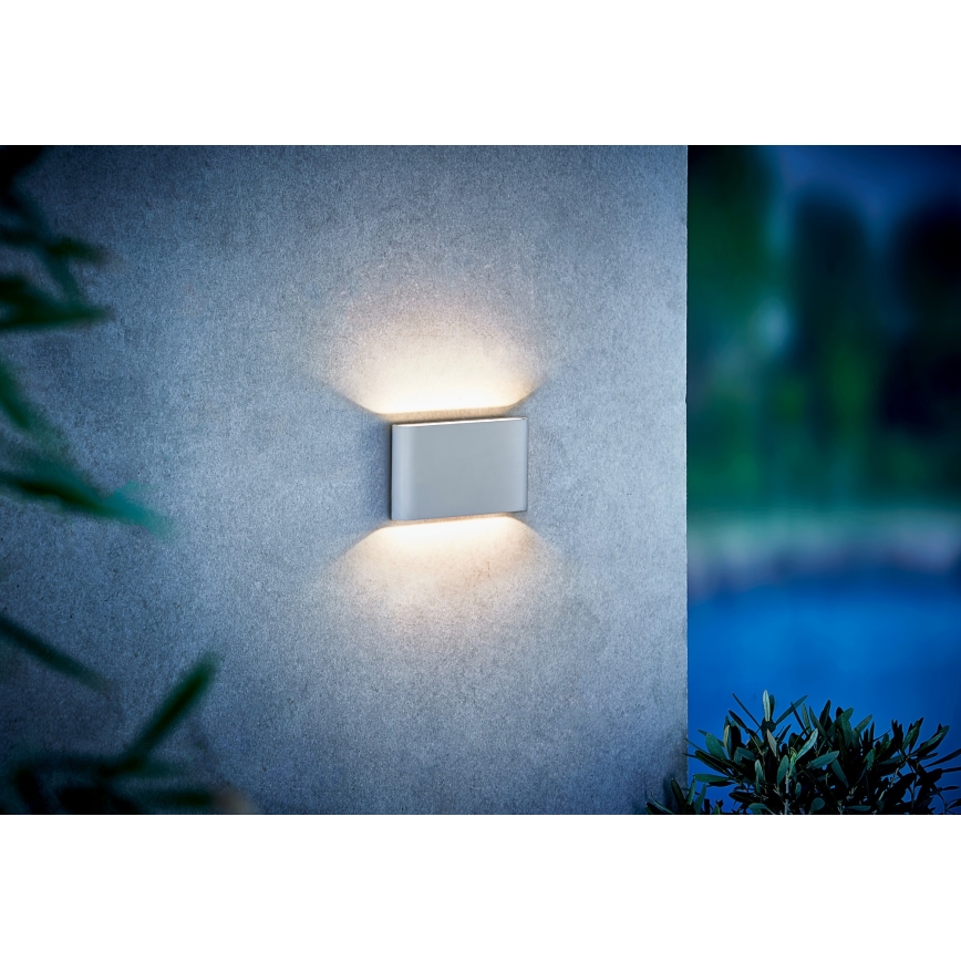 Nordlux - LED utomhusväggarmatur KINVER LED/8,5W/230V IP54 vit