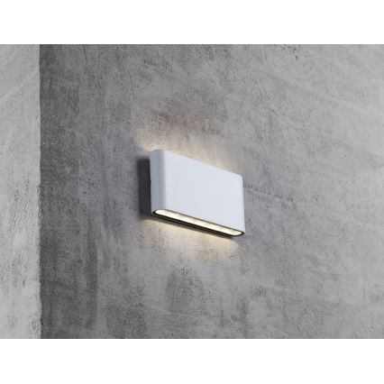 Nordlux - LED utomhusväggarmatur KINVER LED/8,5W/230V IP54 vit