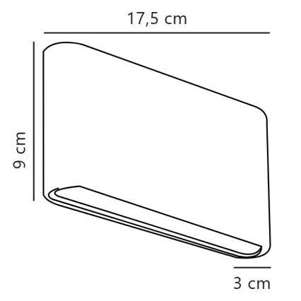 Nordlux - LED utomhusväggarmatur KINVER LED/8,5W/230V IP54 vit