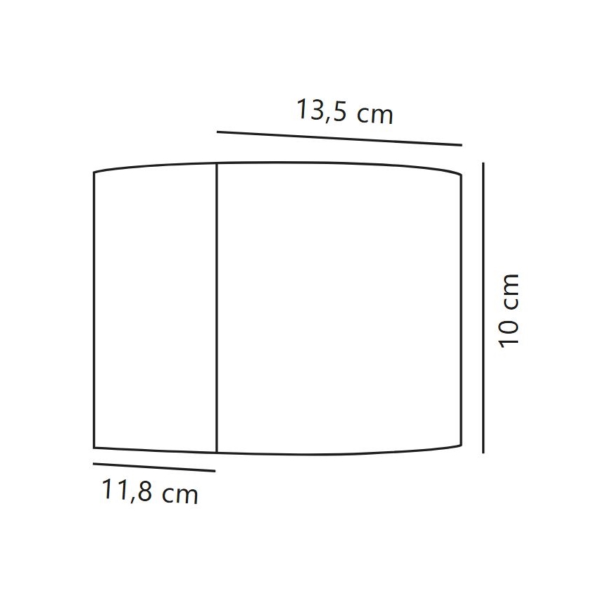 Nordlux - LED utomhusväggarmatur MILDA LED/4,9W/230V IP44 antracit