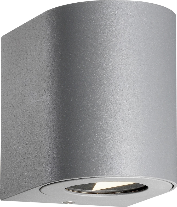 Nordlux - LED utomhusvägglampa CANTO 2xLED/5,5W/230V IP44 grå