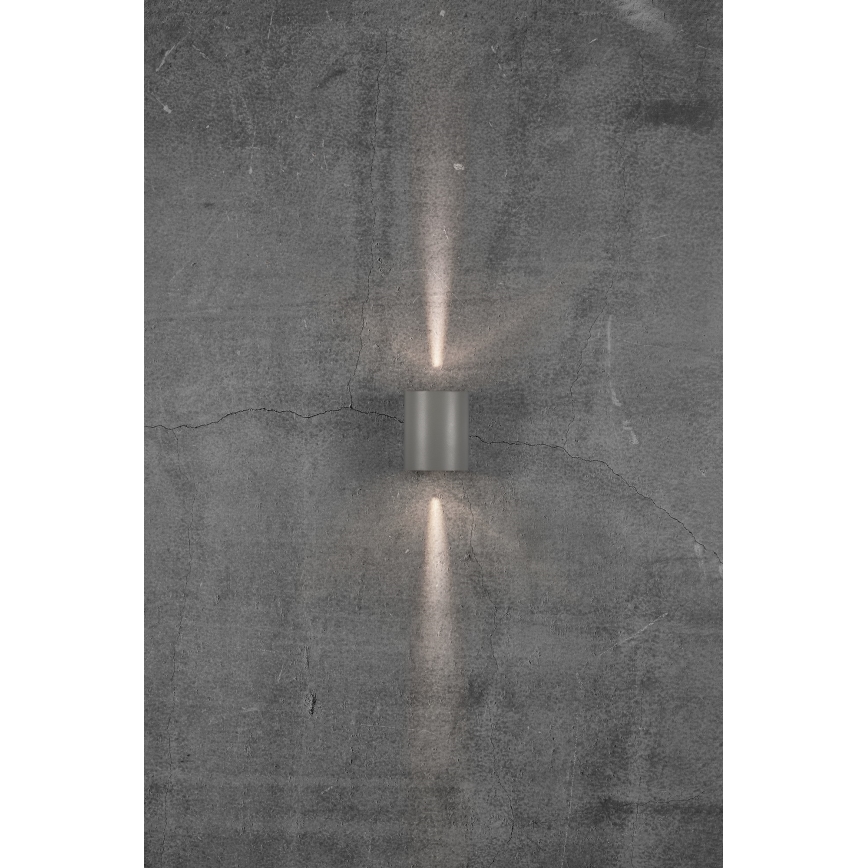 Nordlux - LED utomhusvägglampa CANTO 2xLED/5,5W/230V IP44 grå