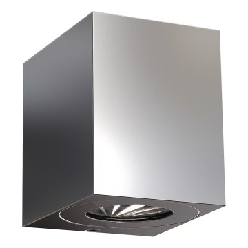 Nordlux - LED utomhusvägglampa CANTO 2xLED/5W/230V IP44 rostfritt stål